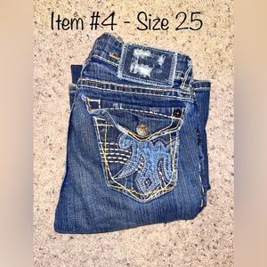 Mek Denim Las Tunas Bootcut Jeans size 25 from buckle